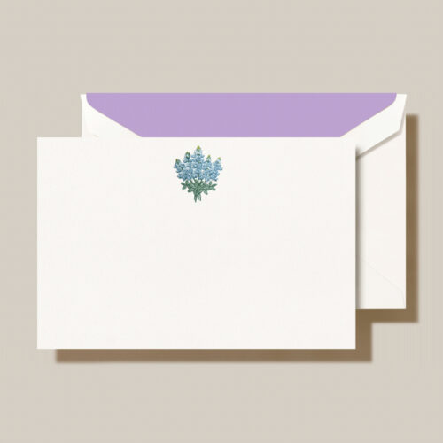 Engraved Bluebonnets Correspondence Cards